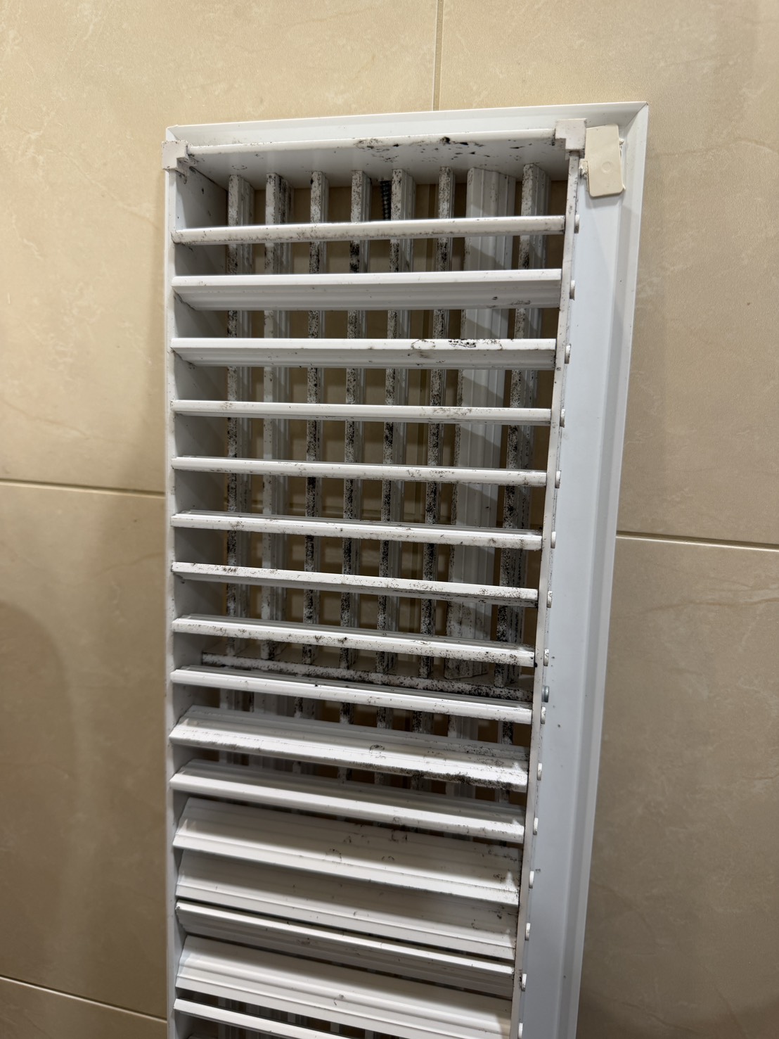 吊隱式冷氣出風口髒汙